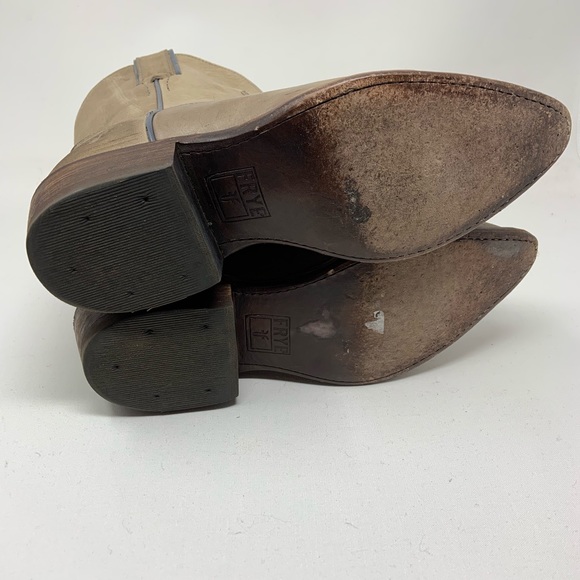 Frye Billy Short Pull On Boots Size 7 Gray - Picture 6 of 8